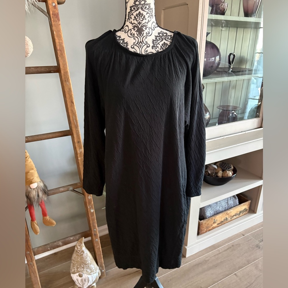 J Jill size large Black Women's Dress with pockets